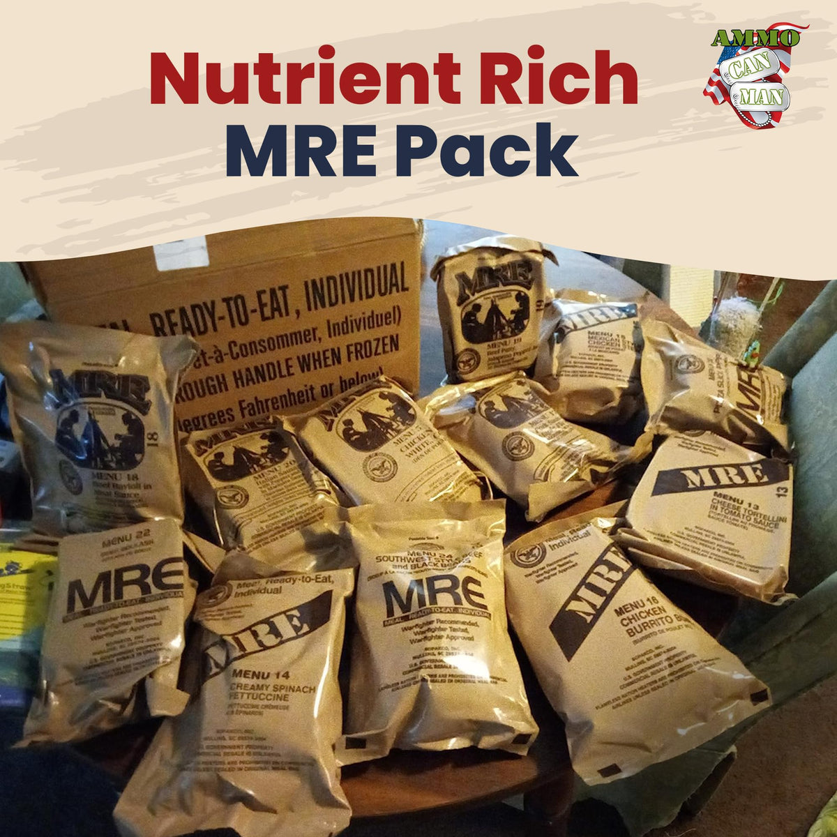 12-Pack Freeze Dried MRE R721008