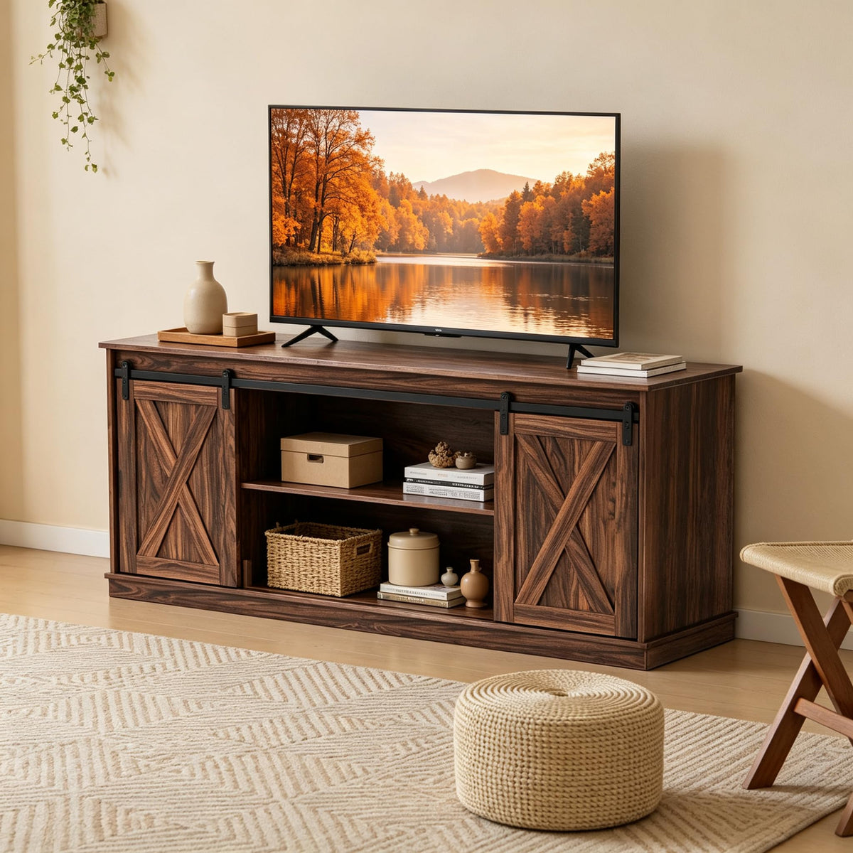 Farmhouse TV Stand for 65" TV K2238