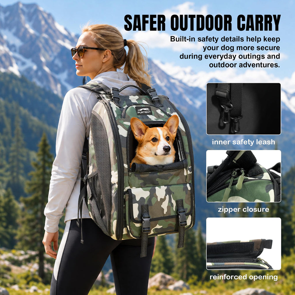 Dog Backpack Carrier Up to 20 lb V899