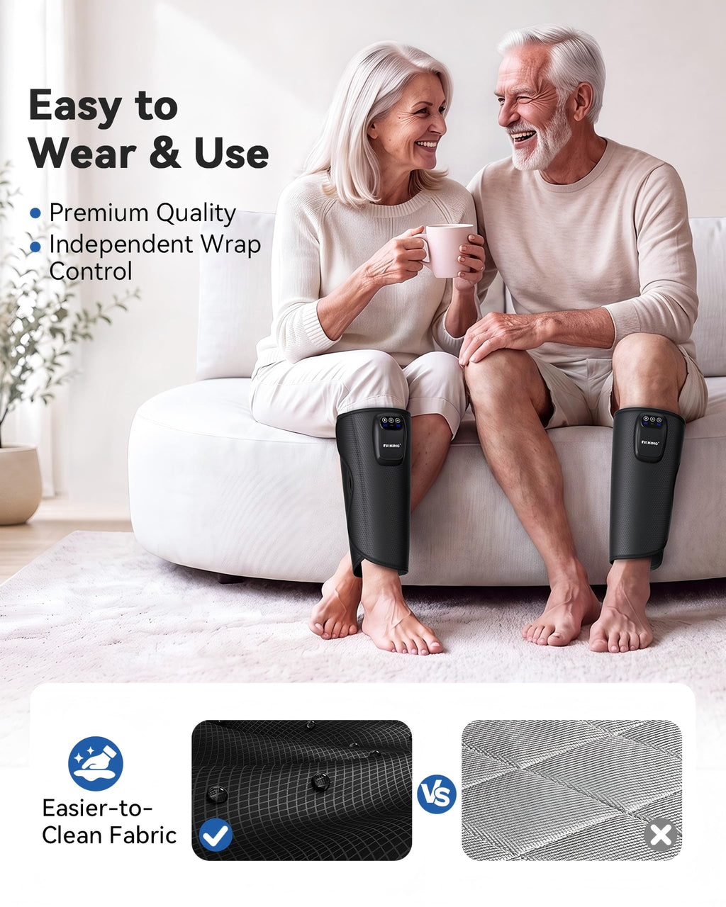Cordless Rechargeable Leg Compression Massager Q460019