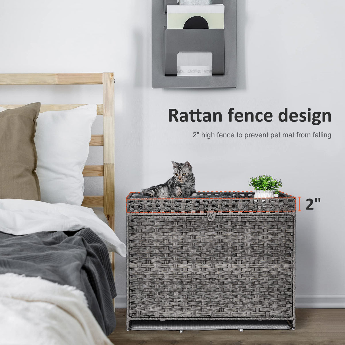 Cat Litter Box Enclosure with Door X27709