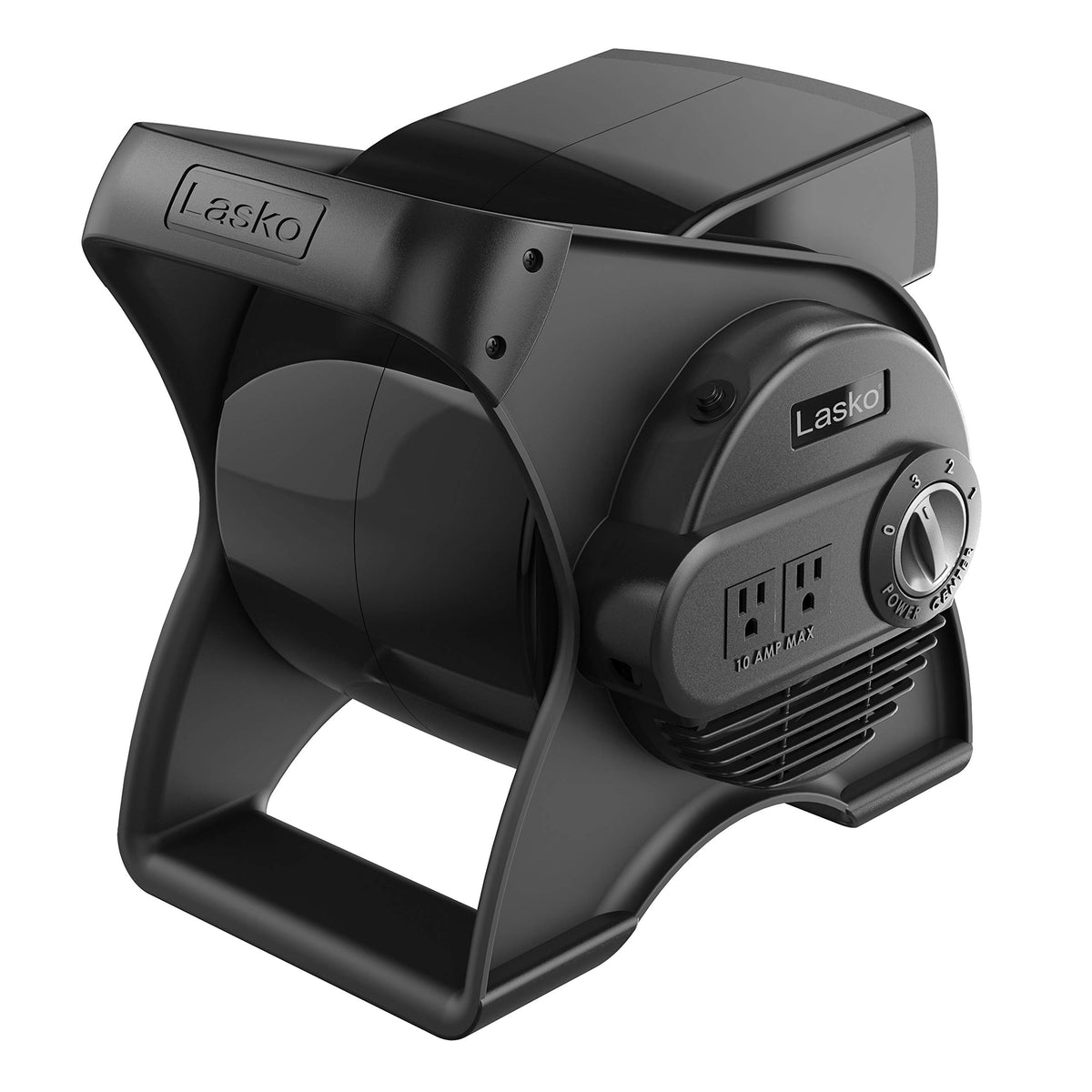 Black 12" Pivoting High Velocity Portable Utility Fan C560