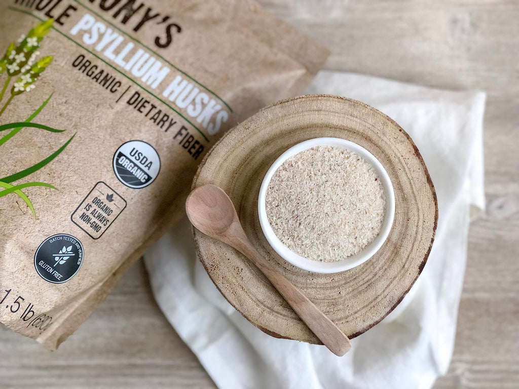 Organic Whole Psyllium Husks, 1.5 lb, Gluten Free Y8170