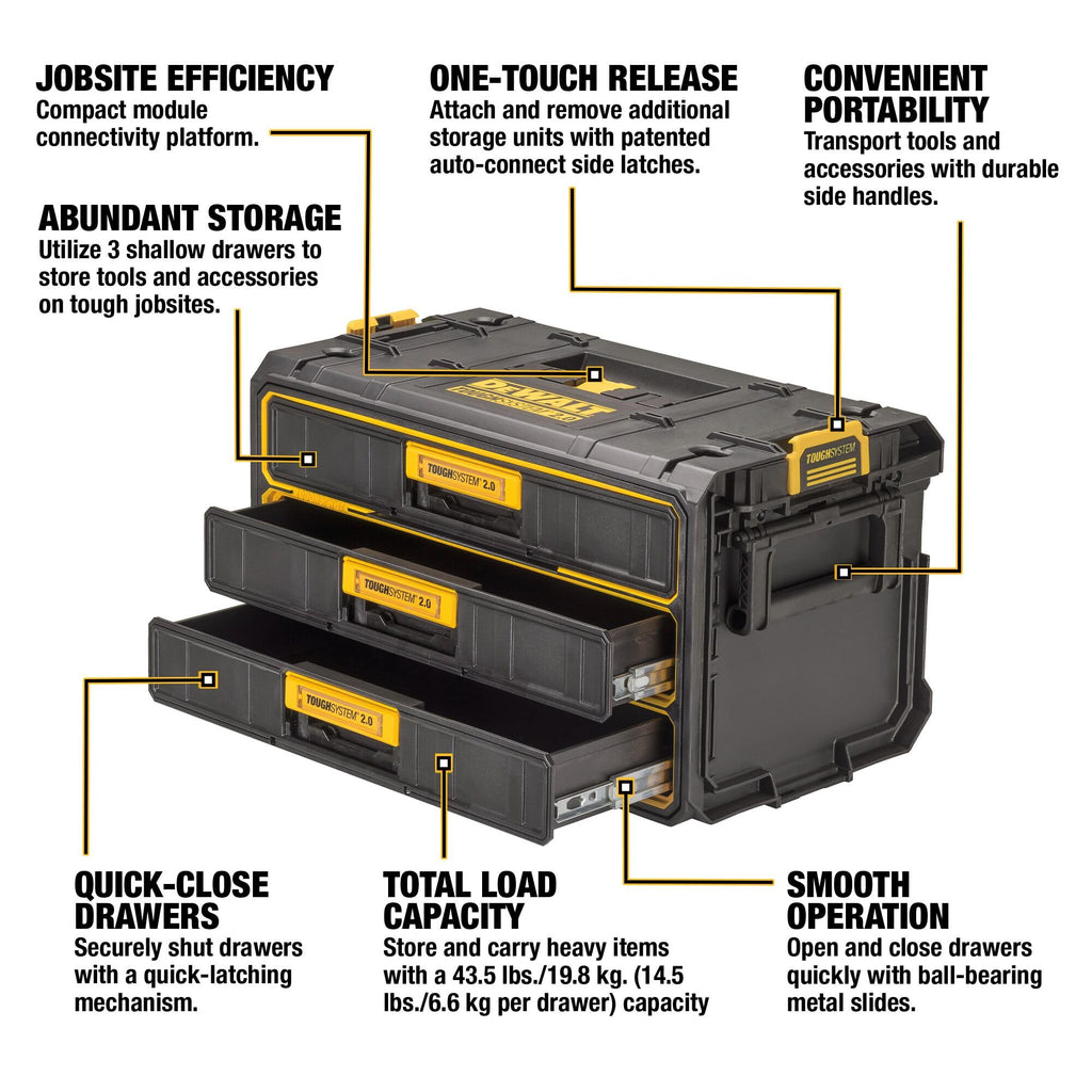3 Drawer Tool Organizer and Storage Unit V47243