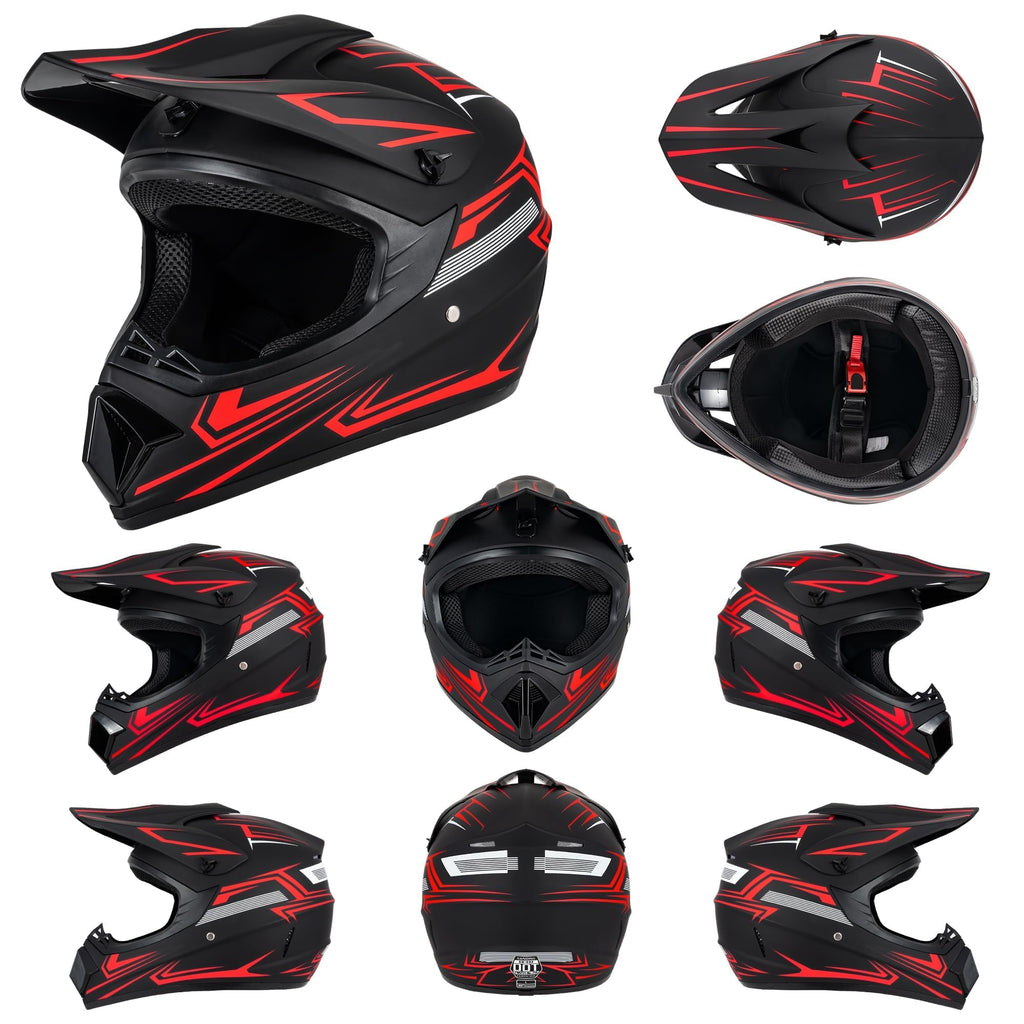Youth Kids Motocross Helmet DOT Approved C88988