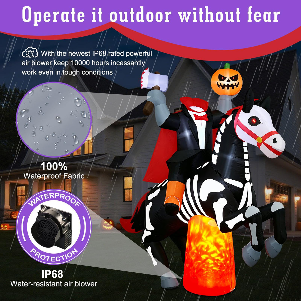 8Ft Inflatable Outdoor Yard Decoration Z10048