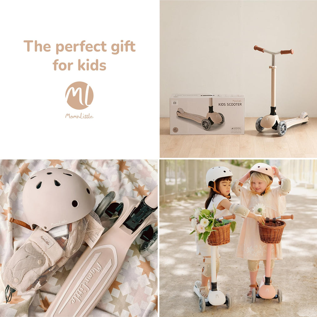 3-Wheel Foldable Toddler Scooter with LED Light-Up Wheels F908158