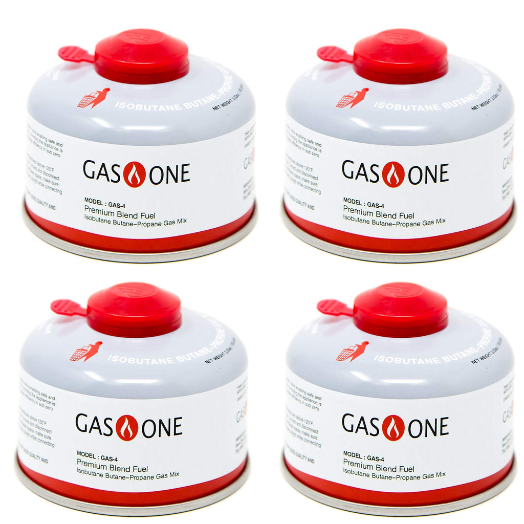 Camping Fuel Isobutane Fuel Canister 100g 4 Pack N160