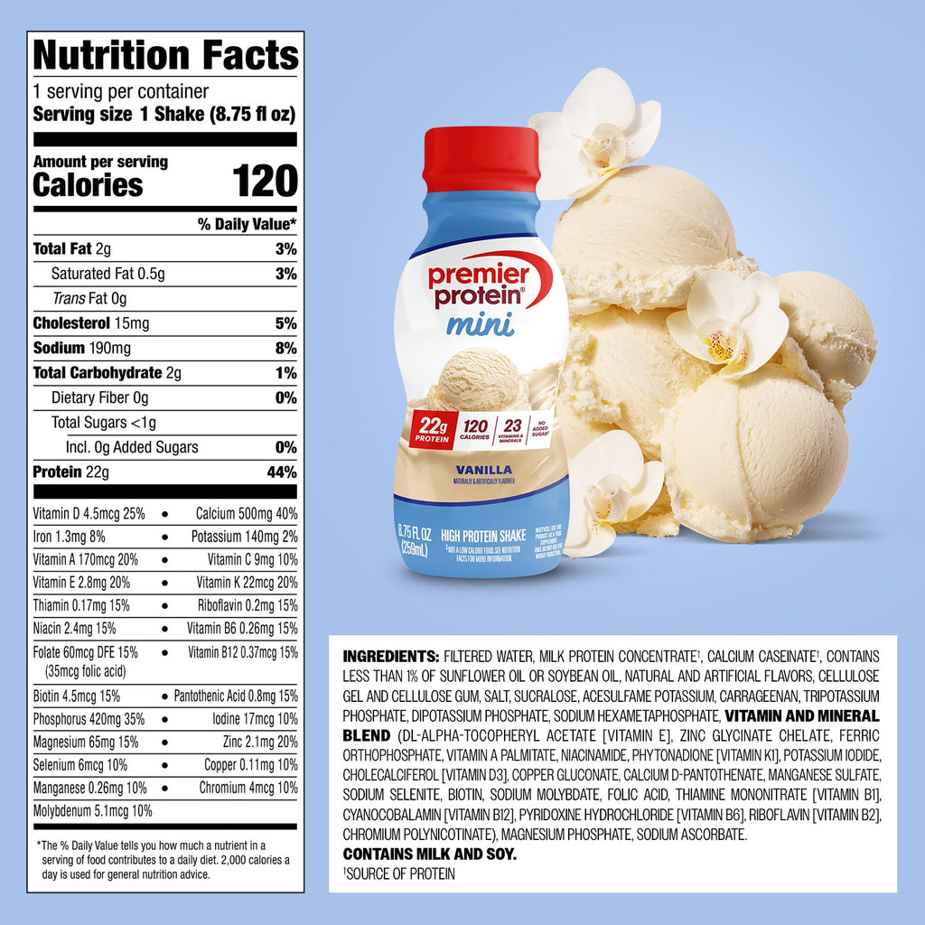 Vanilla 22g Protein Shake 12 Pack T811333