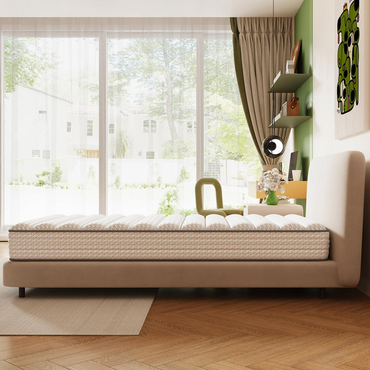 6 Inch Twin Size Hybrid Mattress S628
