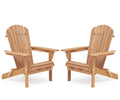Wooden Folding Adirondack Chair Set of 2 H850072