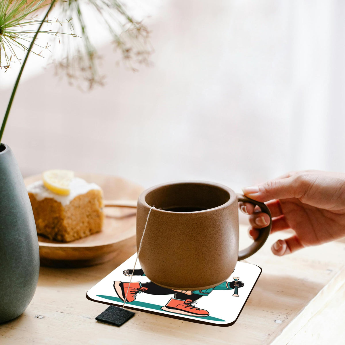 Set of 4 Cork Coasters A211582