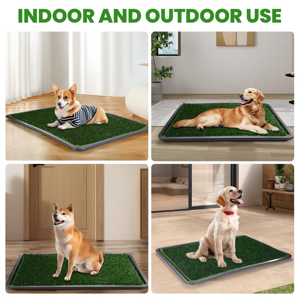 Artificial Grass Dog Potty Pad with Tray B8851