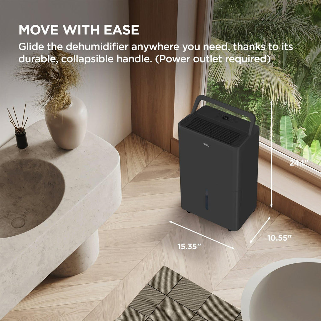50-Pint Portable Smart Dehumidifier with Pump T911