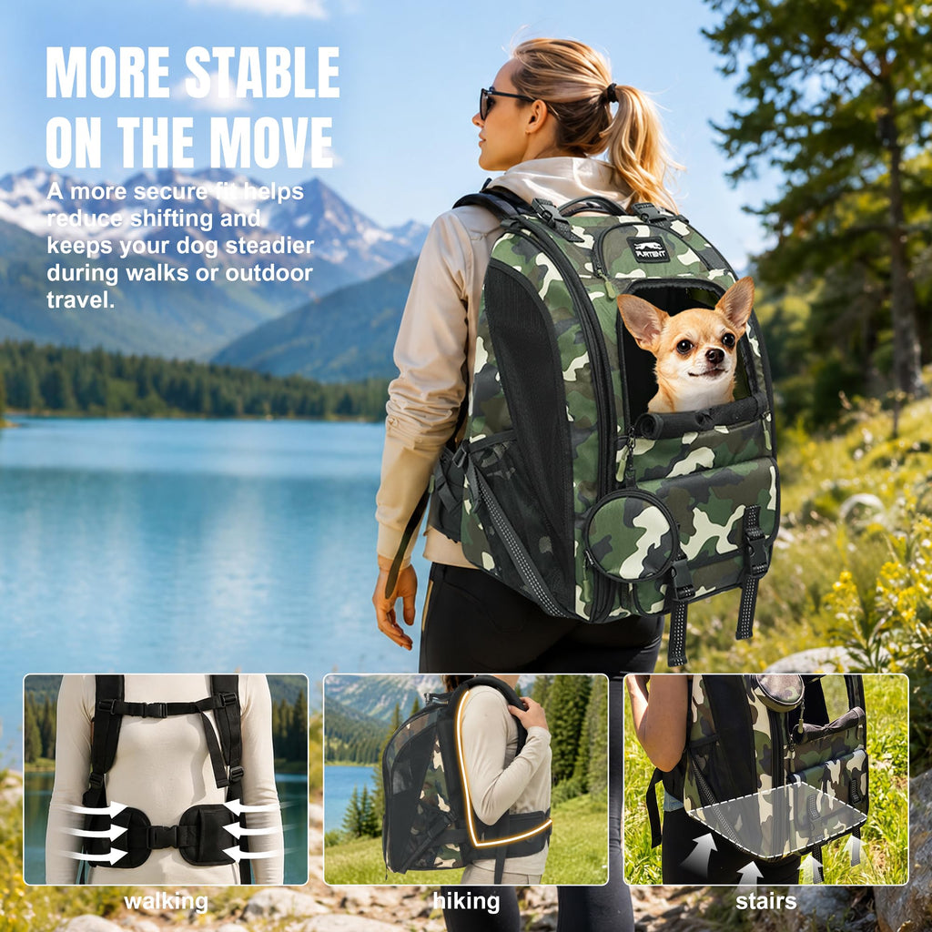 Dog Backpack Carrier Up to 20 lb V899