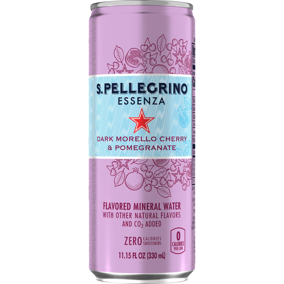 Dark Morello Cherry & Pomegranate Sparkling Water 11.2 Fl Oz (pack of 8) A362097