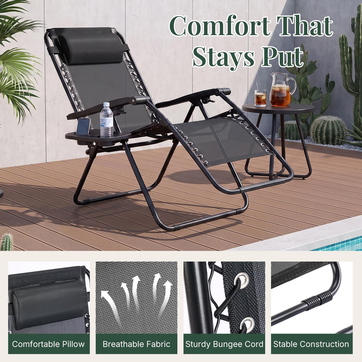 Zero Gravity Chairs Set of 2 O260522