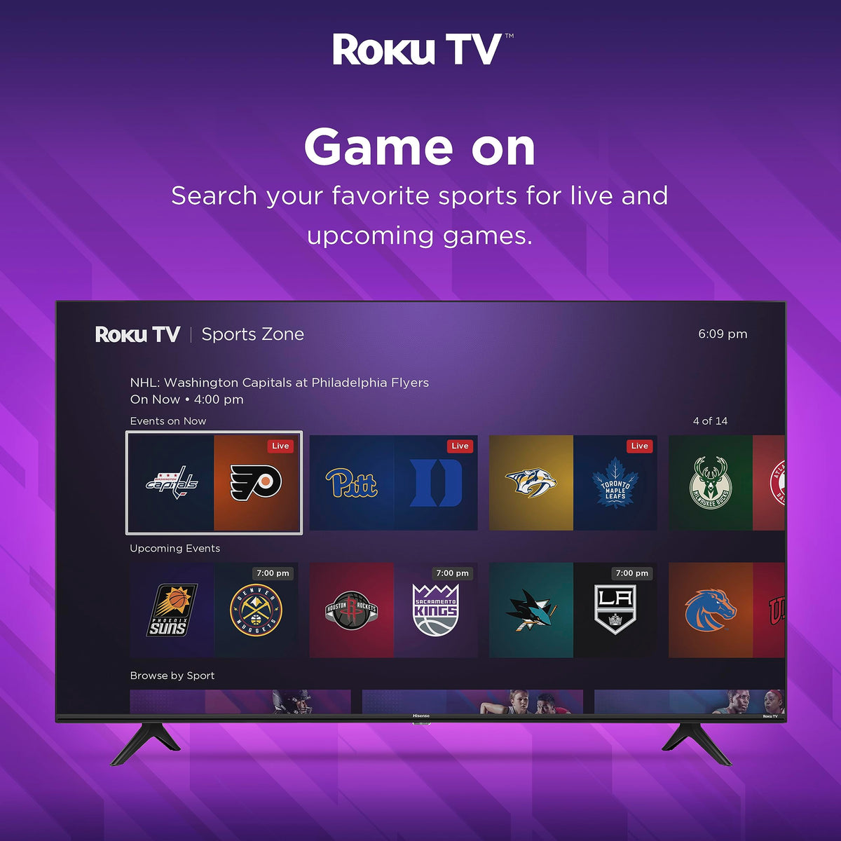 50-Inch 4K UHD Smart Roku TV A25828