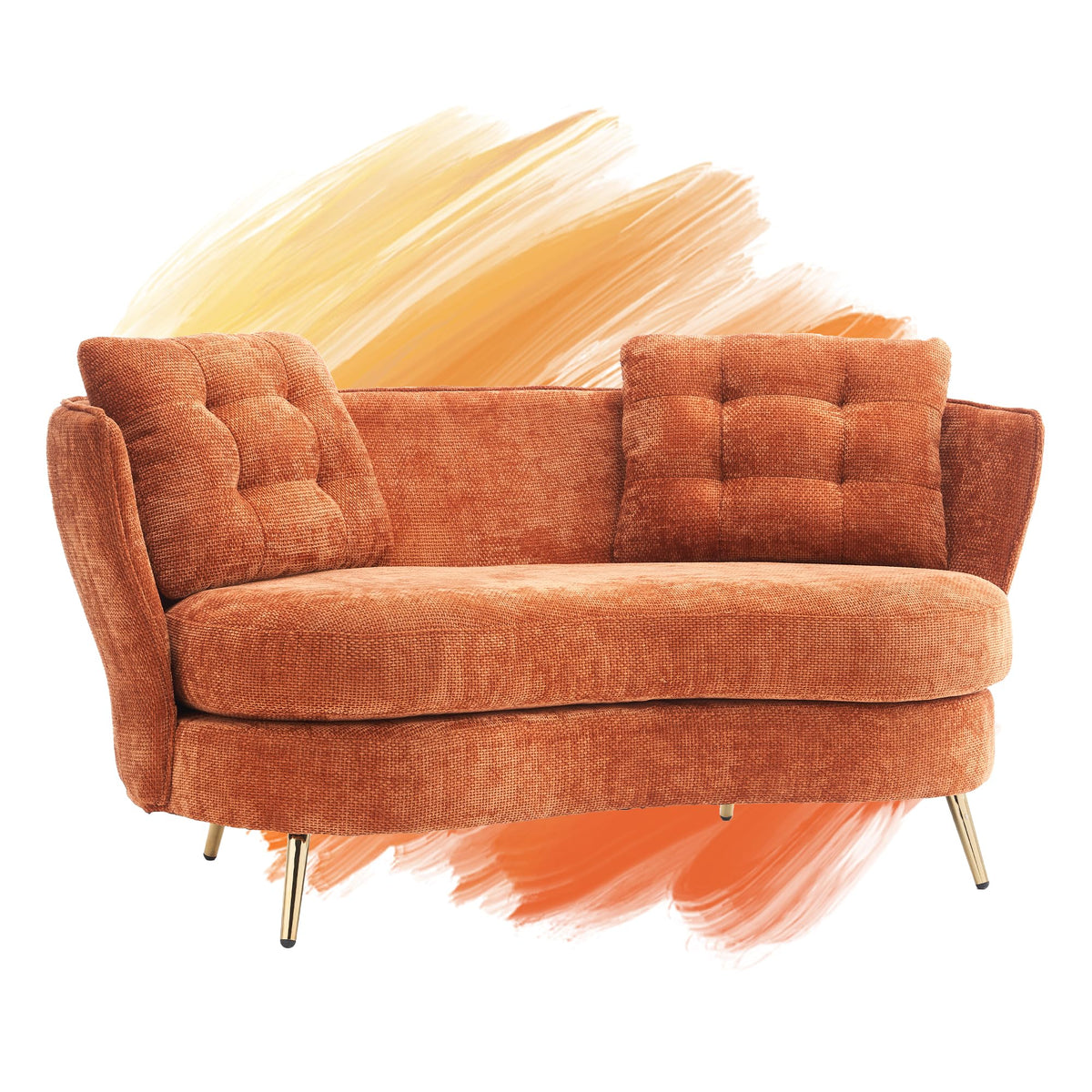 Tufted Velvet Two Seater Sofa U20282