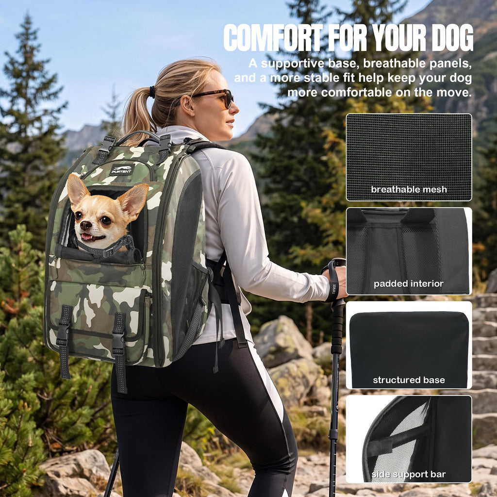 Dog Backpack Carrier Up to 20 lb V899