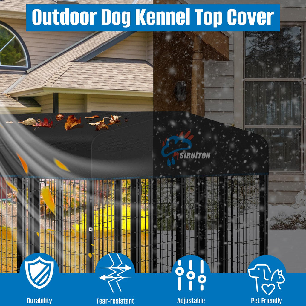 8x4FT Heavy Duty 600D Oxford Dog Kennel Replacement Cover P43301