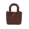 Genuine Leather Mini Tote Crossbody Bag Z94766
