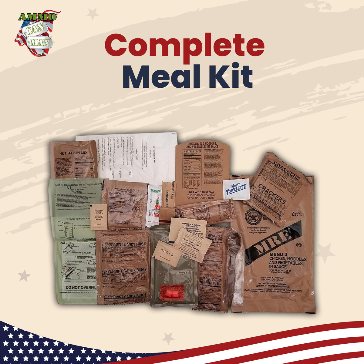 12-Pack Freeze Dried MRE R721008