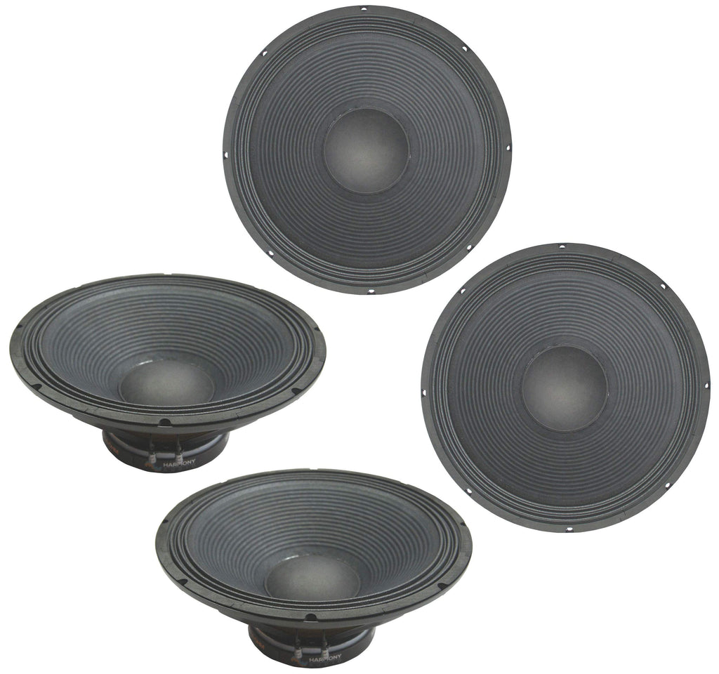 18" 1600W 16 Ohm Subwoofer 4 Pack K425