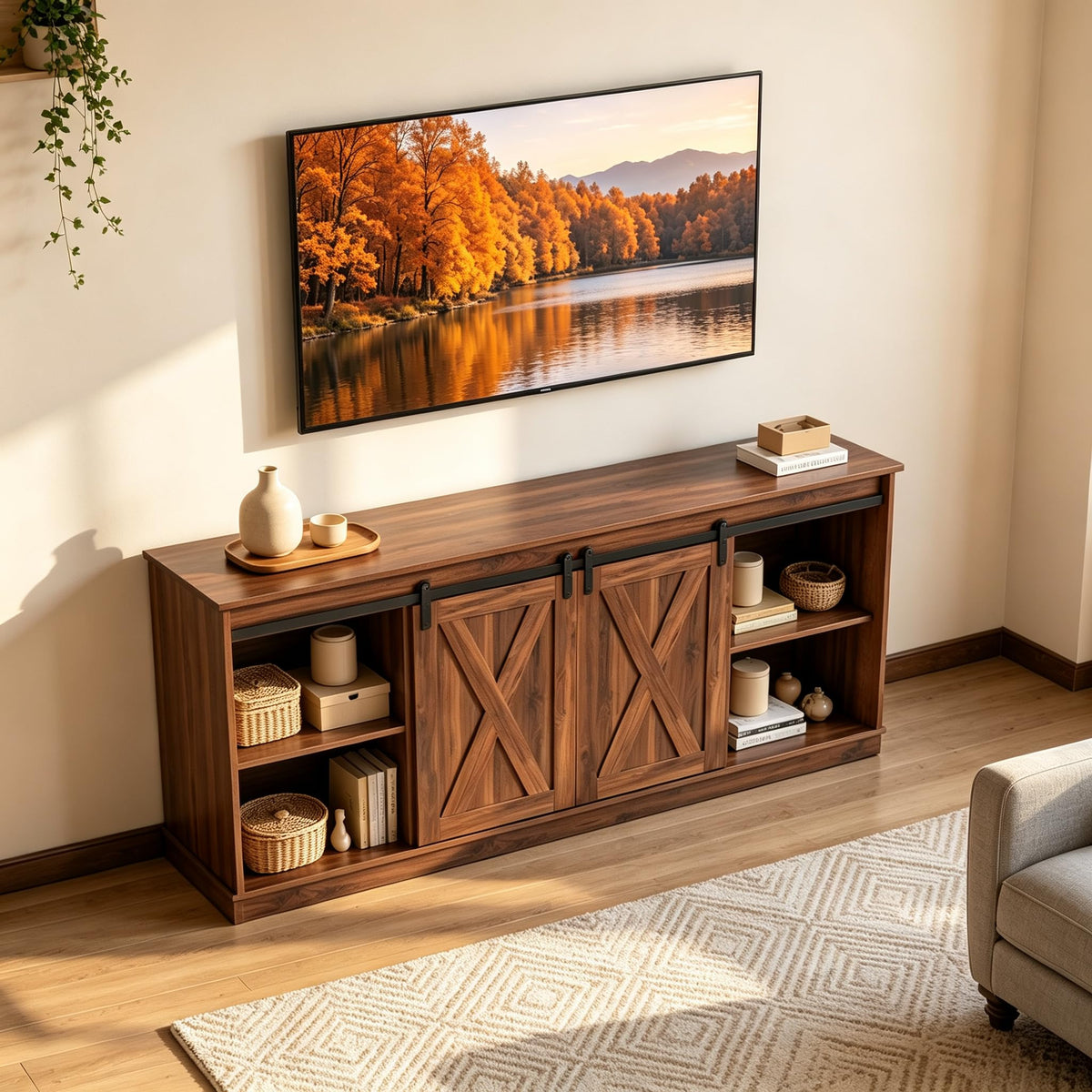 Farmhouse TV Stand for 65" TV K2238