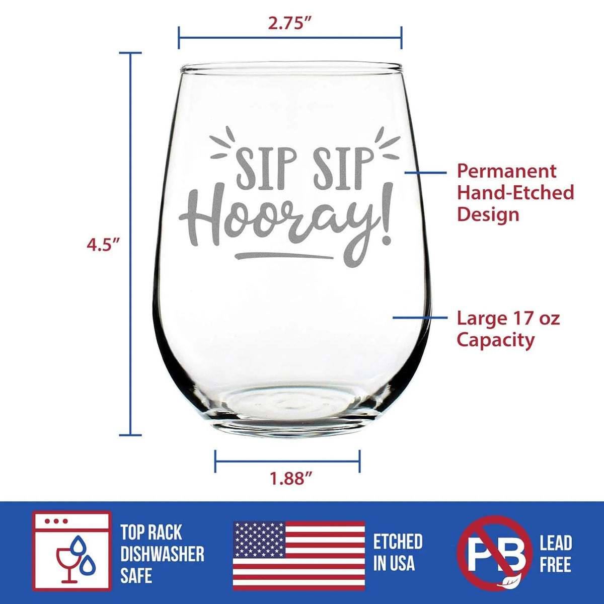 Stemless Wine Glass 17 Ounces B14348