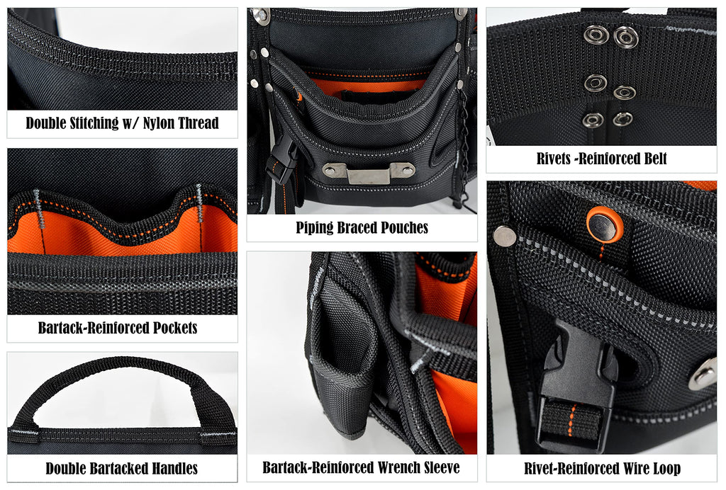 Heavy-Duty 18-Pocket Tool Belt Q55714