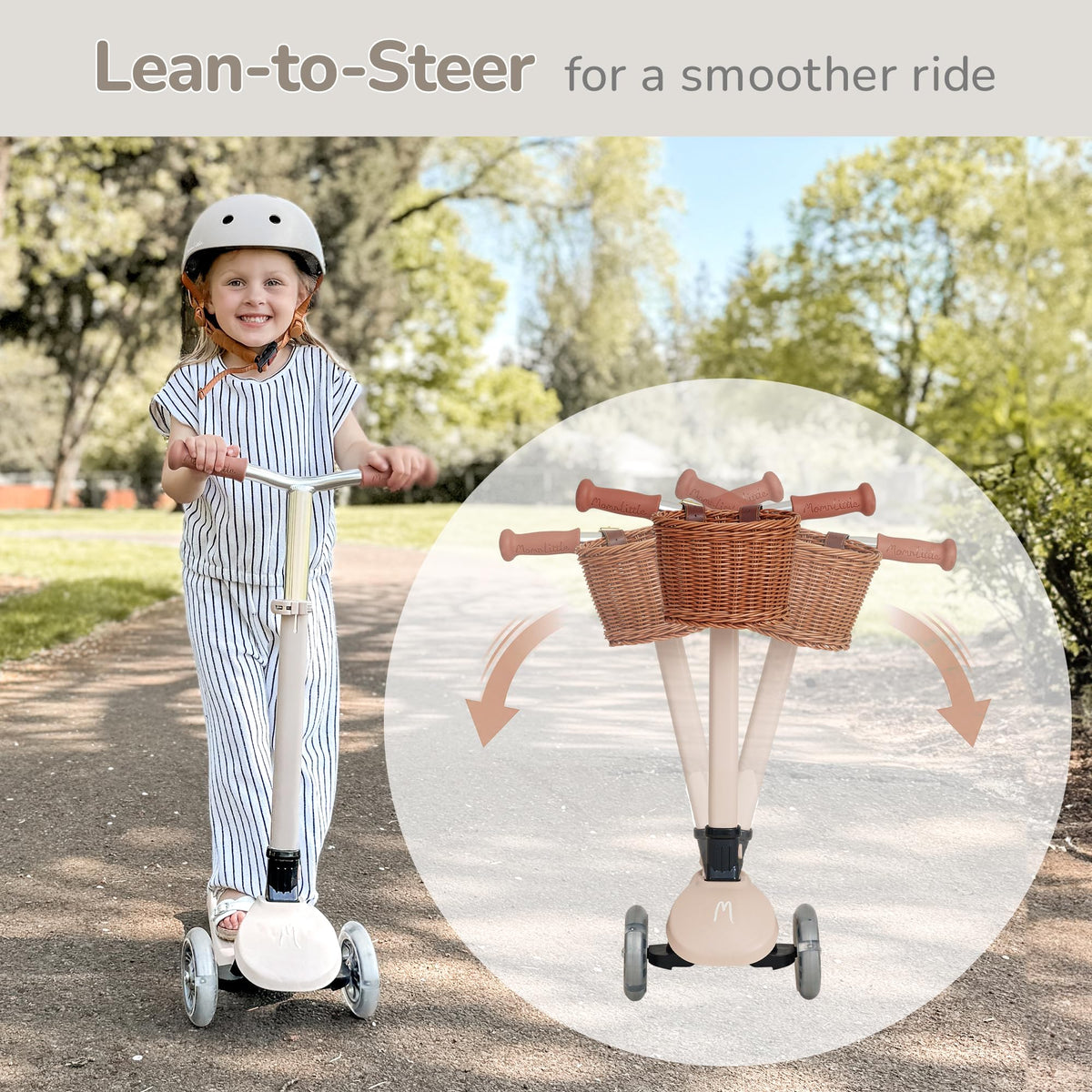3-Wheel Foldable Toddler Scooter with LED Light-Up Wheels F908158