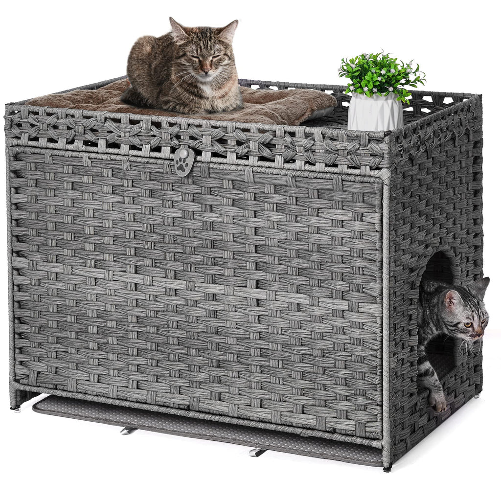 Cat Litter Box Enclosure with Door X27709