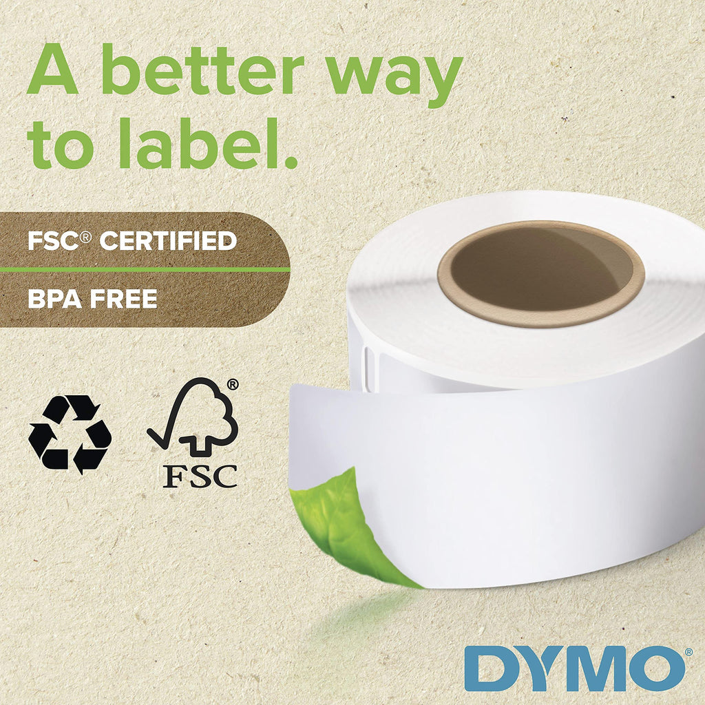 White Shipping Labels 2-1/8" x 4" 6 Rolls Y495704