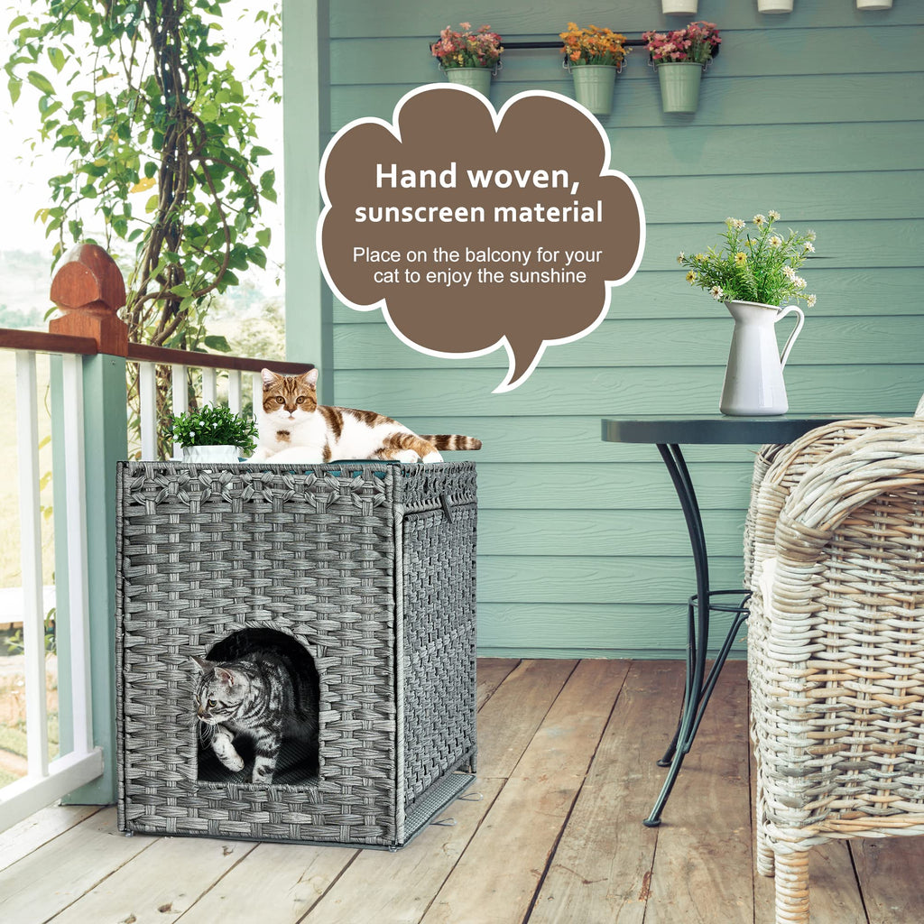 Cat Litter Box Enclosure with Door X27709