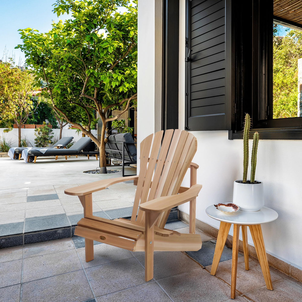 Natural 36 in Adirondack Chair B630