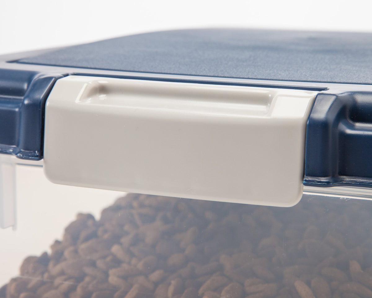Dog Food Storage Container, Up to 11 lbs, Navy U326214