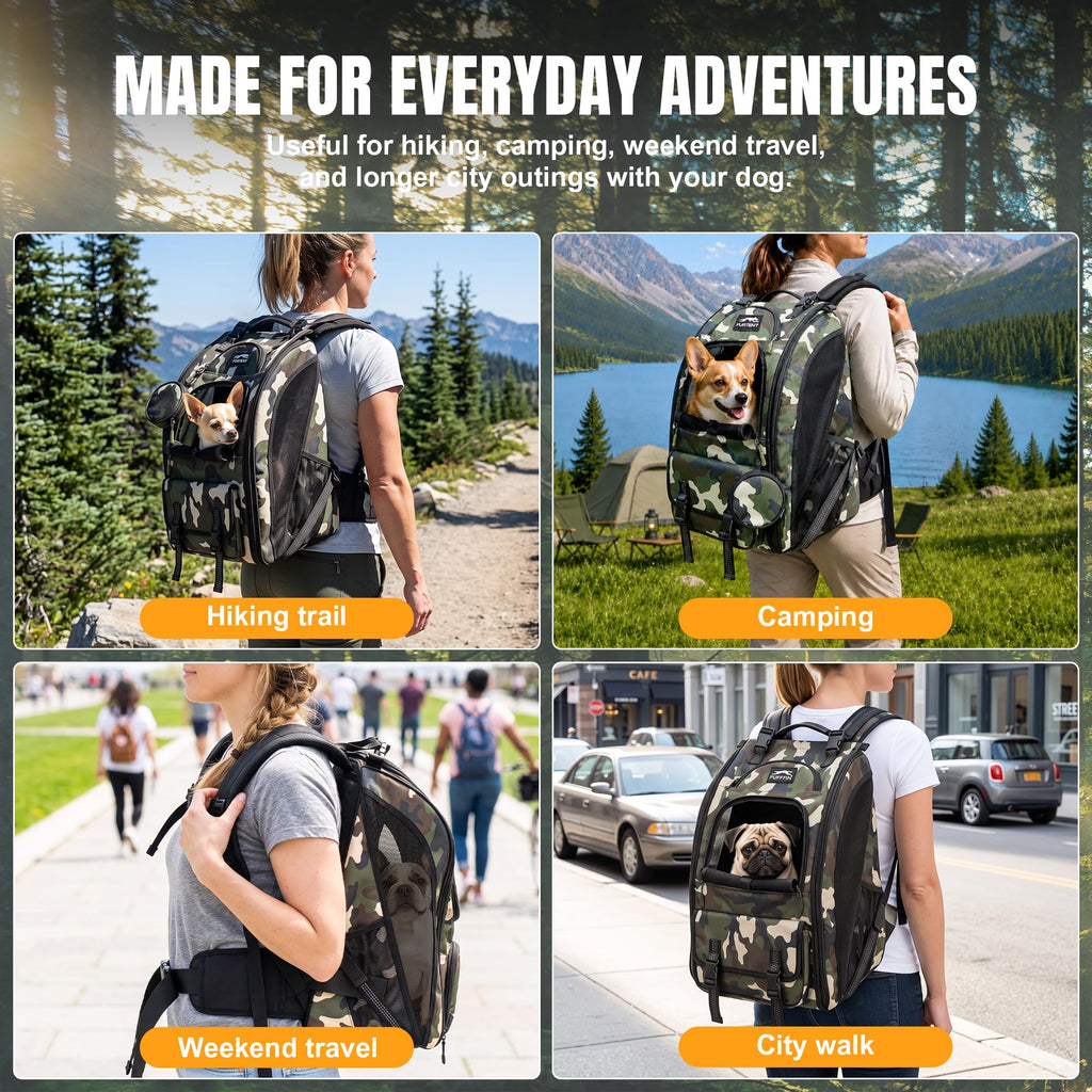 Dog Backpack Carrier Up to 20 lb V899