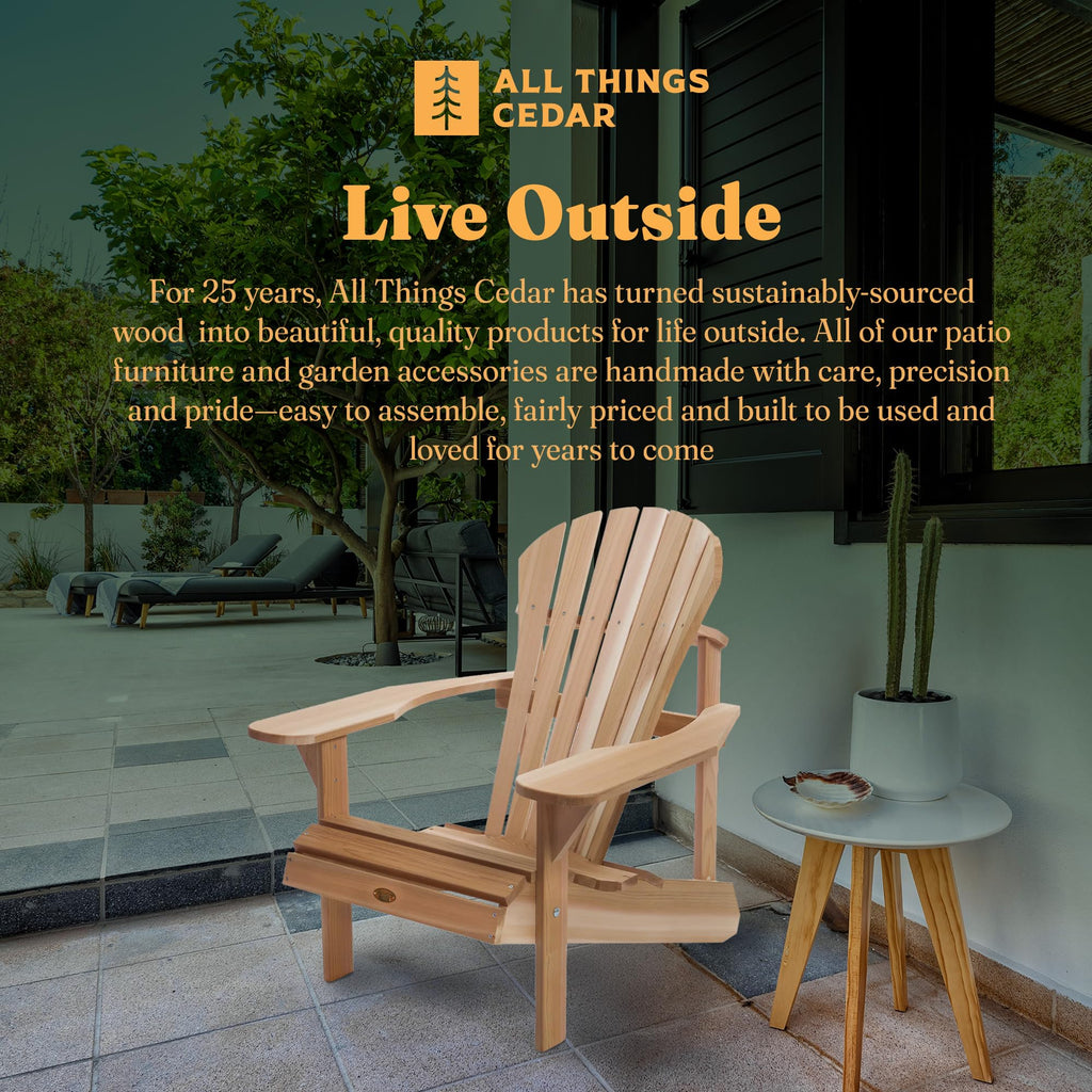Natural 36 in Adirondack Chair B630